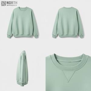 Nuevo estilo, Sudadera de cuello redondo con logotipo personalizado para mujer, sudaderas con capucha de moda para mujer de alta calidad, sudadera de algodón de marca nueva - Product Image 6