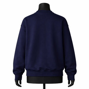 Sudadera personalizada para mujer, de cuello redondo, extragrande, de felpa gruesa, con logotipo personalizado OEM, en venta. - Product Image 2