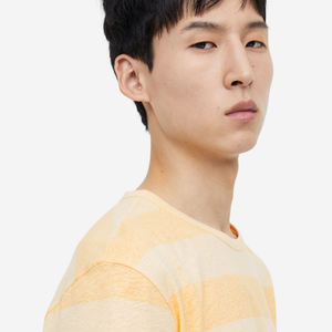 Transpirable ácido lavado tela nuevo estilo hombres camiseta hecha en Pakistán venta al por mayor camisetas 100 por ciento algodón Casual Fit 2025 - Product Image 3