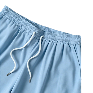 Mens <b>Lightweight</b> Woven <b>Cargo</b> Bermuda <b>Shorts</b> Elastic Drawstring Waist Multiple Pocket Casual Outdoor Summer Knee Breathable - Product Image 4