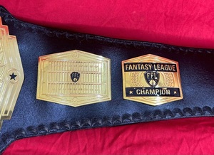 Cinturón de Campeonato de Liga de Fútbol Fantasía, Talla Adulto, 2mm 4mm, Zinc - Product Image 4