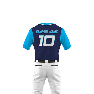 Uniformes de béisbol personalizados de alta calidad ODM OEM, estilo único, Diseña tus propias Camisetas hechas con tela de poliéster 100% - Product Image 6