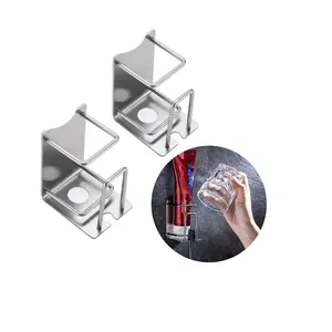 multi-functional Toothbrush Holder Wall Mounted Bathroom Toothpaste Dispenser Automatic Mount Organizer Adhesive Cup Rack