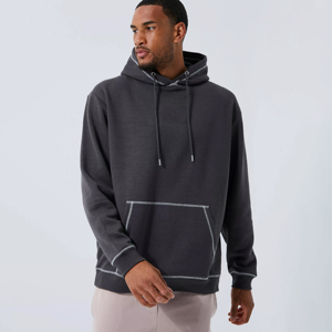 Drop Shoulder Unisex Hoodies Hombres Pullover Logotipo personalizado Casual Streetwear Heavyweight Cotton Hooded Thermal - Product Image 6