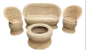 Ensemble de canapé en rotin osier de qualité supérieure à prix d'usine meubles avec table arrondie pour salons balcon jardin ensemble de canapé en rotin - Product Image 6