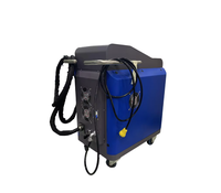 Machine de décapage de la rouille au laser à fibre portable 100 W, nettoyage industriel de haute précision pour la suppression de la rouille, de l'oxyde, de la peinture et de l'huile