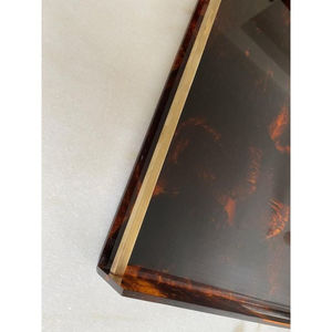 Bandeja de cuerno moderna para exhibición de mesa elegante perfecta para fiestas de lujo bodas y decoración festiva del hogar - Product Image 4