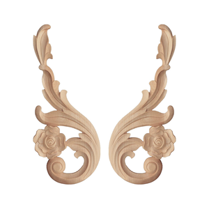 Apliques Decorativos de Madera Maciza, Tallados para Muebles, para Espacios del Hogar Elegantes y Atemporales - Product Image 1