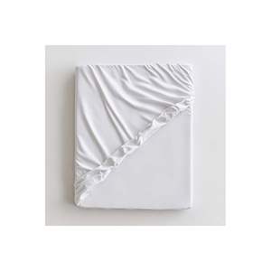 Juego de Sábanas de Algodón 100% Premium, Estilo Simple, Color Blanco, Tamaño Doble, 4 Piezas, Transpirables y Suaves, 160x200, para Uso Doméstico - Product Image 5