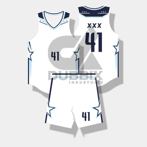 Maillot de basket-ball personnalisé de haute qualité, 100% polyester, vêtements de sport respirants, ensembles à manches courtes avec motif de lettres de logo sur le devant - Product Image 6