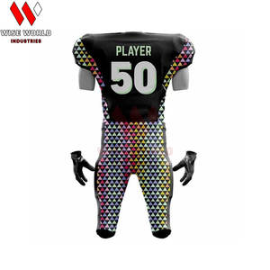 ชุดยูนิฟอร์มอเมริกันฟุตบอลคุณภาพพรีเมียมรุ่นใหม่ล่าสุด แบบไม่มีแขน สำหรับผู้ใหญ่ ทนทาน ระบายอากาศได้ดี ป้องกันรังสียูวี ซึมซับเหงื่อ - Product Image 2