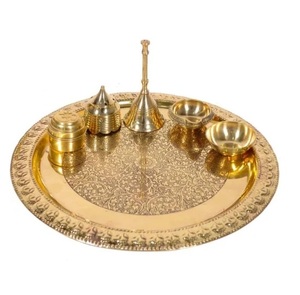 ซัพพลายเออร์ขายส่งขนาดสั่งทำเงาขัดเสร็จ Puja Arti Diwali ตกแต่งและให้เป็นของขวัญ - Product Image 3