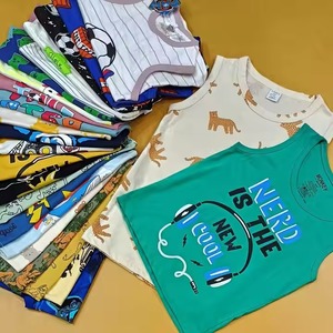 Premium Summer <b>Tank</b> <b>Tops</b> Girls <b>Boys</b> Made Cotton Street Wear Children Bangladesh Wholesale Branded Apparel Stock 7-Day Sample - Product Image 4