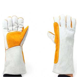 Guantes de Trabajo de Soldadura de Buena Calidad con Logotipo Personalizado del Fabricante, Guantes de Soldadura de Alta Calidad, Guantes de Soldadura, Guantes de Seguridad contra el Calor - Product Image 1