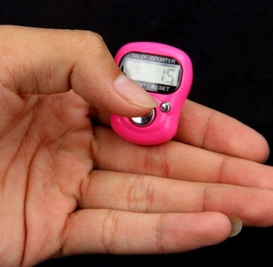 Compteur numérique compact à écran LCD Tasbih Silent Click Perles islamiques de haute précision Ring Tracker Batterie rechargeable - Product Image 3