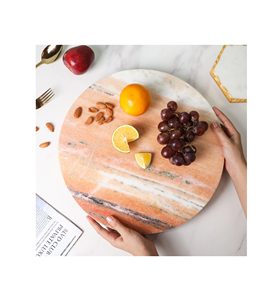 Look moderne marbre paresseux Susan ménage armoire organisateur de Table rotatif marbre paresseux Susan à prix raisonnable - Product Image 1