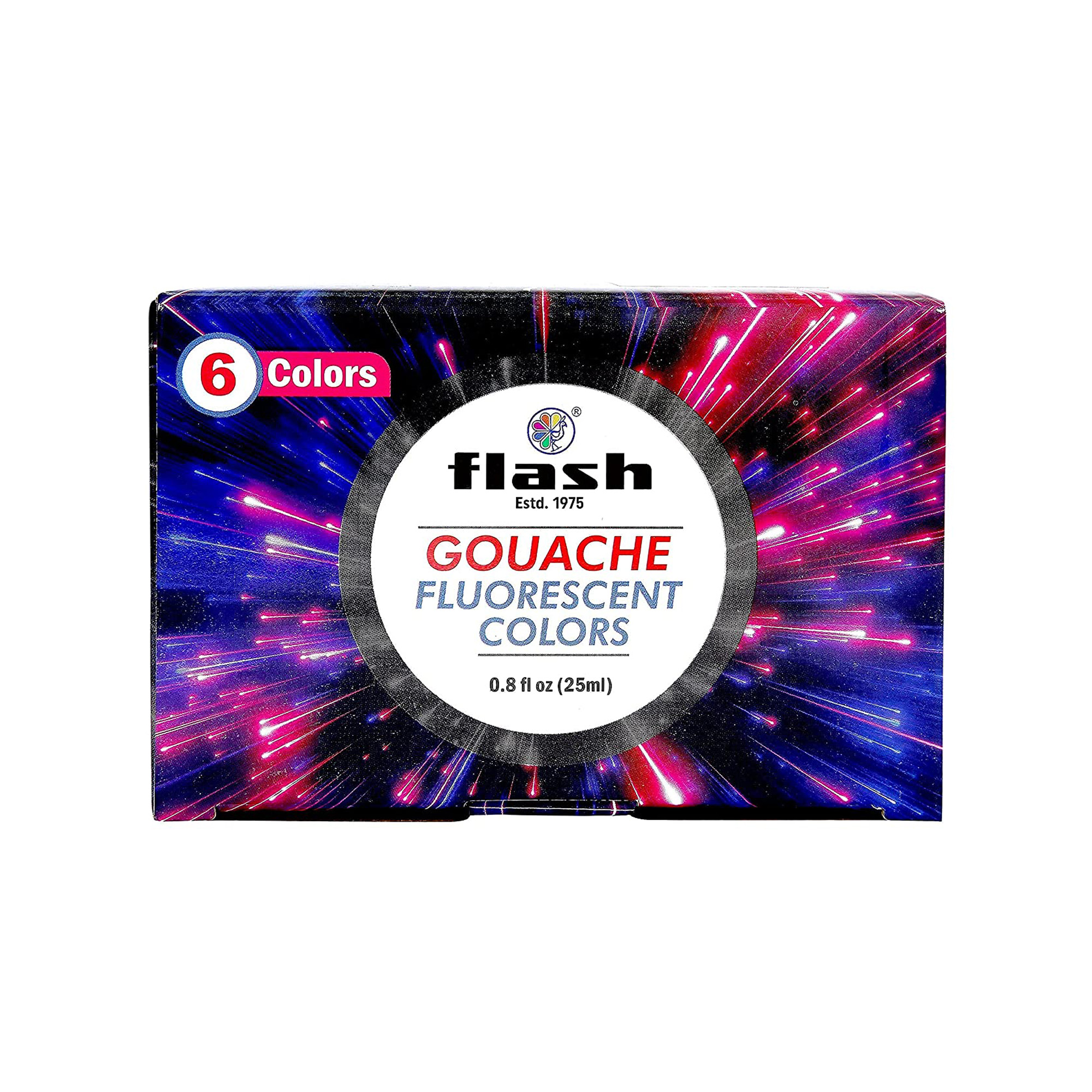 Лучшее качество премиум неоновые краски гуашь 25 мл 6 видов цветов комплект высокая пигментированные ярких неоновых гуашь цвета для детей и художников