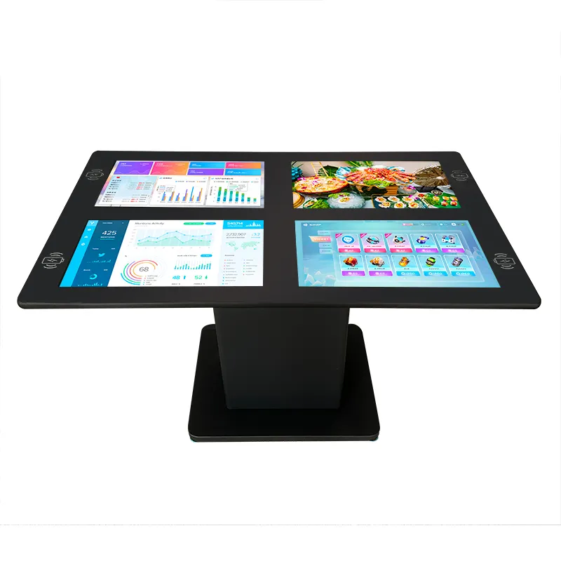 Android lcd interattivo multi smart ristorante tavolo con touch screen