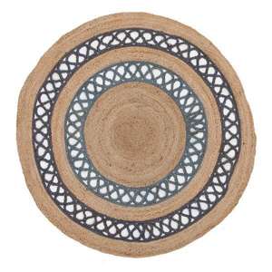 Alfombras clásicas personalizadas de yute trenzado para interiores y exteriores, hechas a máquina, antideslizantes, lavables, modernas - Product Image 2