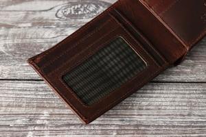 New Arrival Top Grain <b>Small</b> Bifold Black Leather <b>Wallet</b> <b>for</b> <b>Men</b> Slim Billfold With Card Slots <b>Men</b> Short <b>Wallet</b> LBW-0040 - Product Image 4