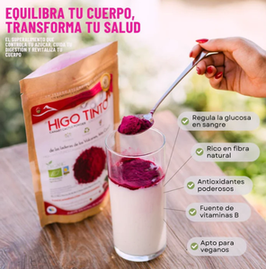 HIGO TINTO polvere 200g naturale. Ricco di Fiber, vitamine e minerali. Vegano. - Product Image 1