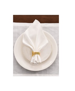 Detailed Handcrafted Eco-Friendly Napkin Rings Leaf Shape Antique Metal Finish Suitable for Elegant Wedding <b>Table</b> Decor Classic - Product Image 1
