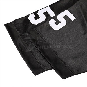 Camiseta de fútbol americano Game Fit con hombro en relieve y logotipo del equipo Camiseta de fútbol americano personalizada - Product Image 5