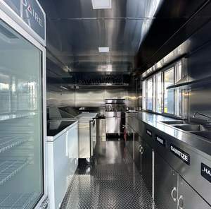 รถขายอาหารเคลื่อนที่คุณภาพสูงรถเทรลเลอร์ขายอาหารเรียกน้ำย่อยแบบฮอทด็อกอุตสาหกรรมขายปลีก - Product Image 3