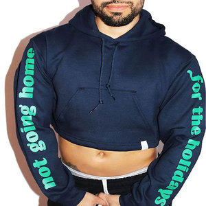 Sweats à capuche courts personnalisés Sweats à capuche courts de jogging Fabricant pakistanais Oem Service Sweats à capuche courts - Product Image 1