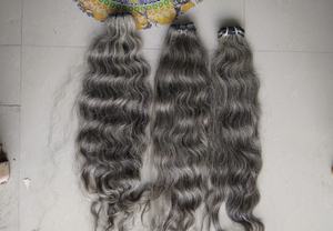 Extensiones de Cabello Natural Gris - Product Image 3