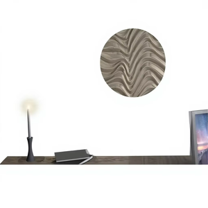 Décoration murale en bois Art Déco, fichier STL pour découpe laser et routeur CNC, décoration suspendue multi-pièces faite à la main pour hôtels/restaurants - Product Image 1