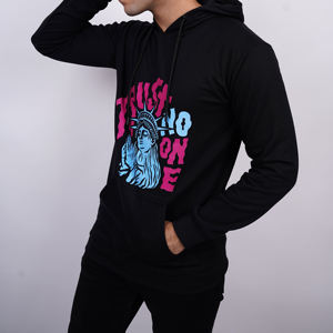 Vente en gros de sweats à capuche imprimés en coton polaire lourd de haute qualité de luxe avec logo personnalisé 420G 500G - Product Image 4