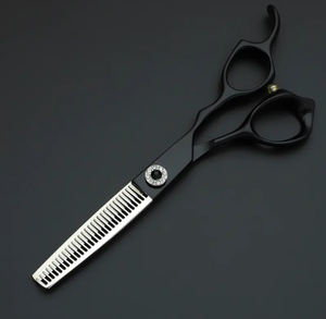 Tijera de pelo de acero inoxidable de 5,5 pulgadas para barbería, tijeras de adelgazamiento para salones de peluquería, tijeras de peluquero - Product Image 3