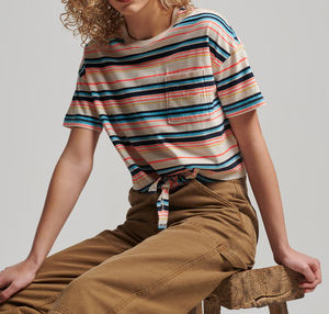 Custom made Heavyweight Oversized Women Blank Drop Shoulder Streetwear custom screen printed logo <b>ladies</b> <b>t</b> <b>shirt</b> - Product Image 6