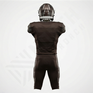 Ensemble d'uniformes de football américain personnalisés par sublimation, maillot et short pour jeunes et adultes, commande en gros pour équipe, tenue d'équipe professionnelle de performance - Product Image 2