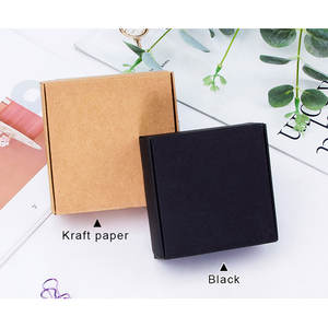 Cartón Kraft dorado y plateado láser, caja de regalo de cartón de embalaje en blanco y negro, caja de jabón compatible con impresión de logotipo de tamaño personalizado - Product Image 4