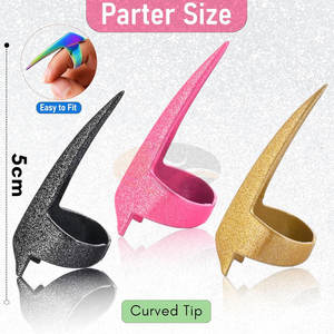 Herramienta de Peinado, Pinzas de Acero Inoxidable con Anillos para Trenzar, Separar y Seccionar el Cabello para Extensiones - Product Image 3