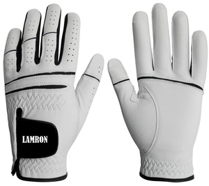 Gants de golf pour hommes LAMRON - Confort, sécurité, cuir Carbetta, couleur et logo personnalisés - Product Image 5
