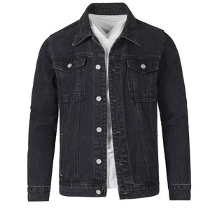 Veste en jean pour hommes, respirante, confortable, tenue décontractée, à prix de gros OEM, veste en jean pour homme de qualité supérieure - Product Image 3