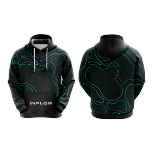 Logotipo personalizado en blanco de peso pesado hombres personalizados de algodón hombres sudaderas con capucha Casual Sudadera CON CAPUCHA DE MODA hombres Retro pulóver Streetwear - Product Image 4