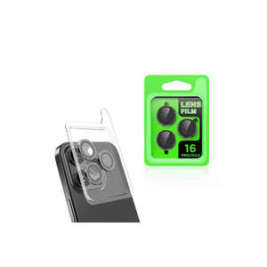 Protector de Lente de Cámara de Vidrio Templado Resistente a Arañazos TYGO CL-07 Premium Negro para Apple iPhone 16 Pro - Product Image 1