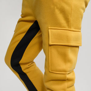 Pantalons de survêtement en molleton français de luxe sur mesure pour hommes, pantalon de survêtement pour hommes, logo personnalisé, pantalon de survêtement lavé personnalisé - Product Image 4