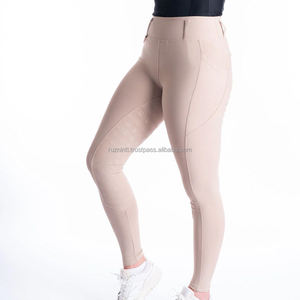 Horse Riding Breeches 4 Way Stretch Full Seat <b>Silicone</b> Grip Equestrian Wear Clothing - Product Image 1