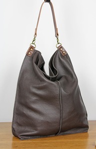 Sac fourre-tout vintage en cuir véritable pour femme, à bandoulière ouverte, cadeau de la Saint-Valentin LHB-0010 - Product Image 3