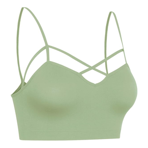 Sujetador de yoga para mujer, de calidad profesional, sin costuras, cruzado, hermosa espalda, gimnasio, Fitness, sujetadores deportivos sin costuras, novedad de 2025 - Product Image 4