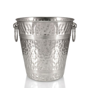 Stainless Steel Hammered Copper Plated Champagne and Wine <b>Bucket</b> - Product Image 3