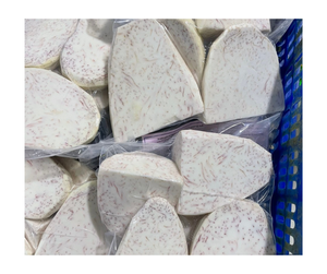 Usine OEM de taro congelé Vente en gros en vrac au Vietnam Cubes de taro pelés blancs IQF Boule de tapioca internationale prête à l'exportation - Product Image 3