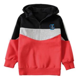 เสื้อมีฮู้ดแขนยาวแบบสวมหัวมีฮู้ดสำหรับผู้หญิงเสื้อมีฮู้ดพิมพ์ลายโลโก้ด้านหน้า - Product Image 1