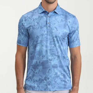 . Polo de golf pour hommes design à manches courtes à séchage rapide avec col adapté à la course à pied et à l'extérieur - Product Image 5