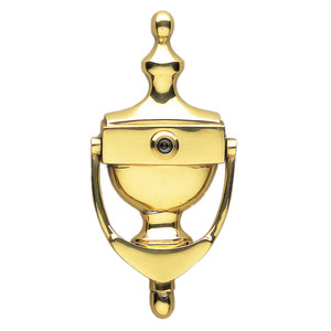Heurtoir de porte avant en métal au design élégant, revêtement brun - Product Image 4